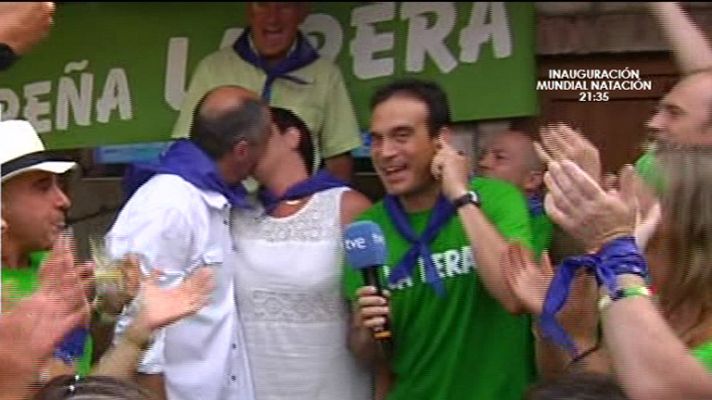 España Directo - España Directo-  Tino se va a la Semana Grande de Santander ¡y se encuentra a unos recién casados!