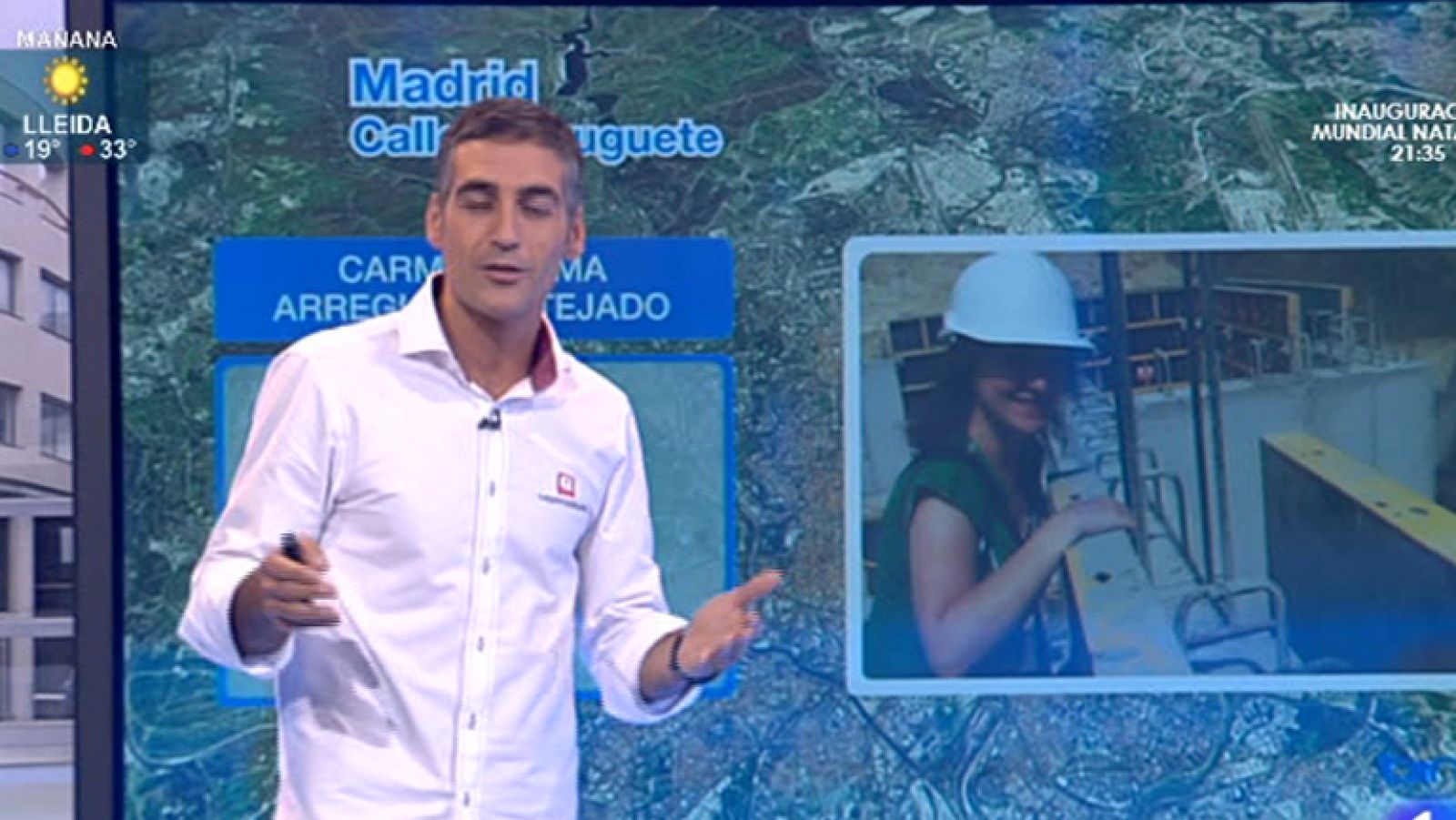 España Directo- Carmen tendrá un día soleado para arreglar su tejado | Ver