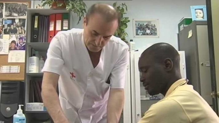 Telediario 1 - Inmigrantes en Ceuta