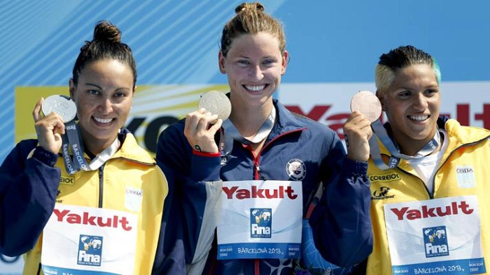 Telediario 1 - La estadounidense Anderson abre el medallero en aguas abiertas