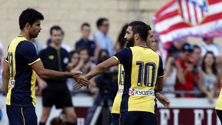 Telediario 1 - El Atlético empieza la pretemporada con goleada