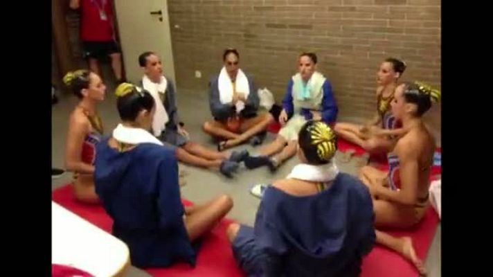  - Pase de seco de España antes de la competición