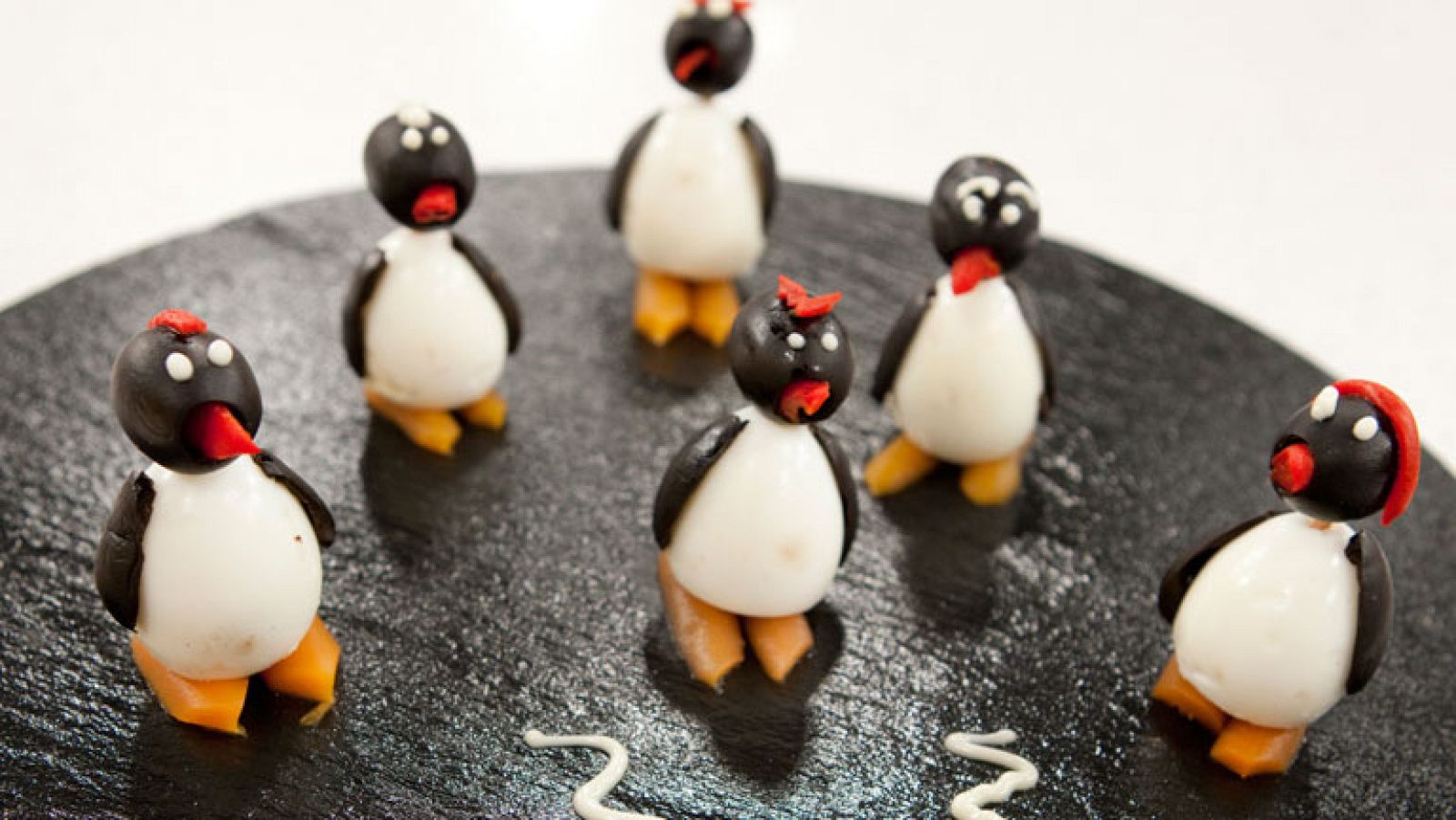 Pingüinos de aperitivo