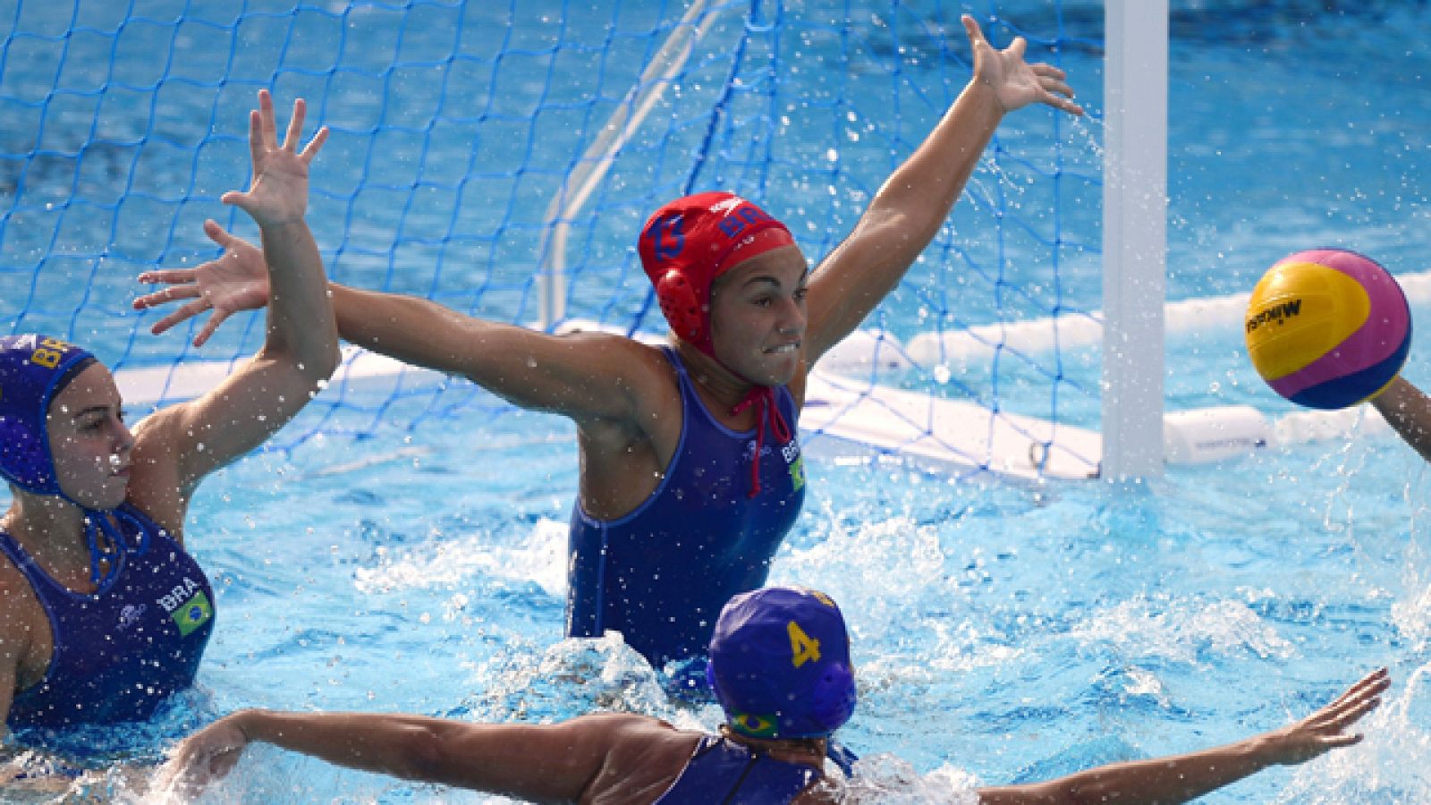 Waterpolo femenino. Fase de grupos: Kazajistán - Brasil