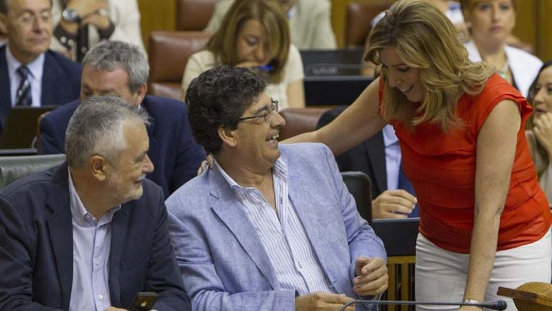 Declaraciones partidos políticos sobre la salida de la Junta de Andalucía de Griñán