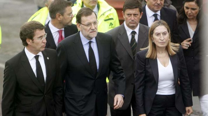Telediario 1 - Viaje Mariano Rajoy a Santiago