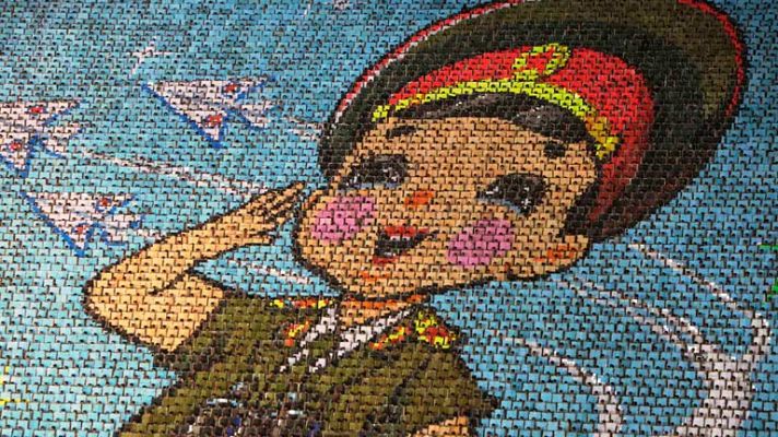 Telediario 1 - Celebraciones en Corea del Norte