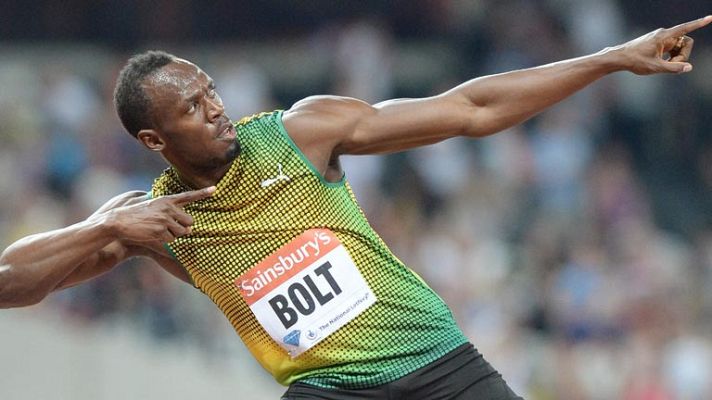 Telediario 1 - Regreso triunfal de Usain Bolt a Londres