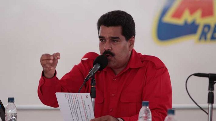 Telediario 1 - 100 días del Gobierno de Maduro