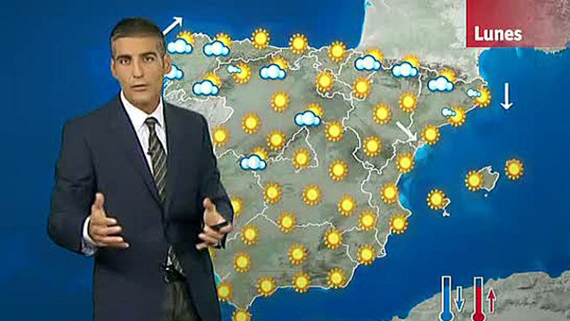 Lluvias débiles en Galicia y despejado en el resto del país