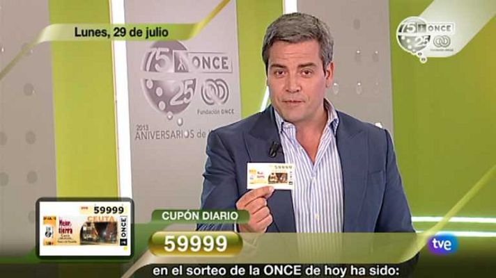 Sorteos ONCE - Sorteo ONCE - 29/07/13