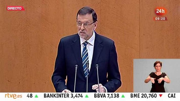 Especiales informativos - Comparecencia del pte.Gobierno, 1