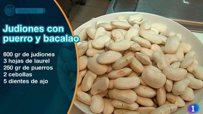 RTVE Cocina - Judiones con puerros y bacalao