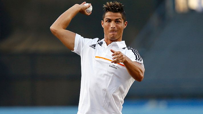 Telediario 1 - Cristiano, el 'pitcher' merengue