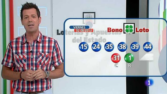 Loterías - Bonoloto + Euromillones - 02/08/13