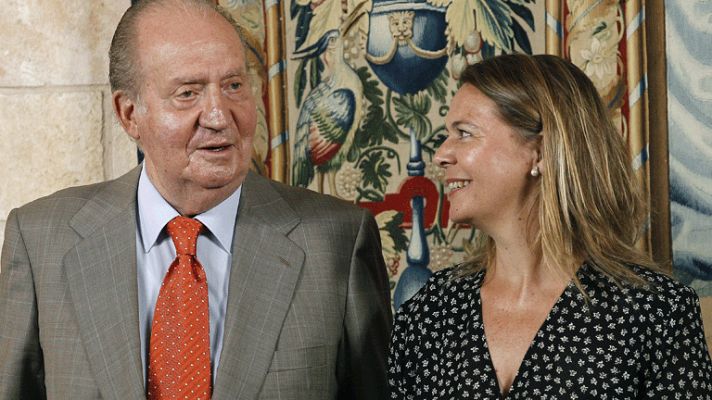Telediario 1 - Primer día del rey en Mallorca