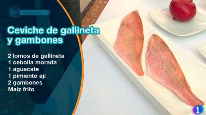 RTVE Cocina - Ceviche de gallineta y gambones