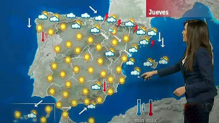 El tiempo - Tormentas en el nordeste peninsular