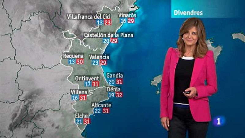 El tiempo en la Comunidad Valenciana - 08/08/13 - Ver ahora