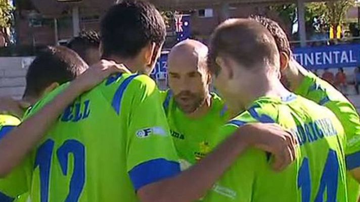 Telediario 1 - Barcelona acoge la Copa Intercontinental de fútbol para personas con lesión cerebral