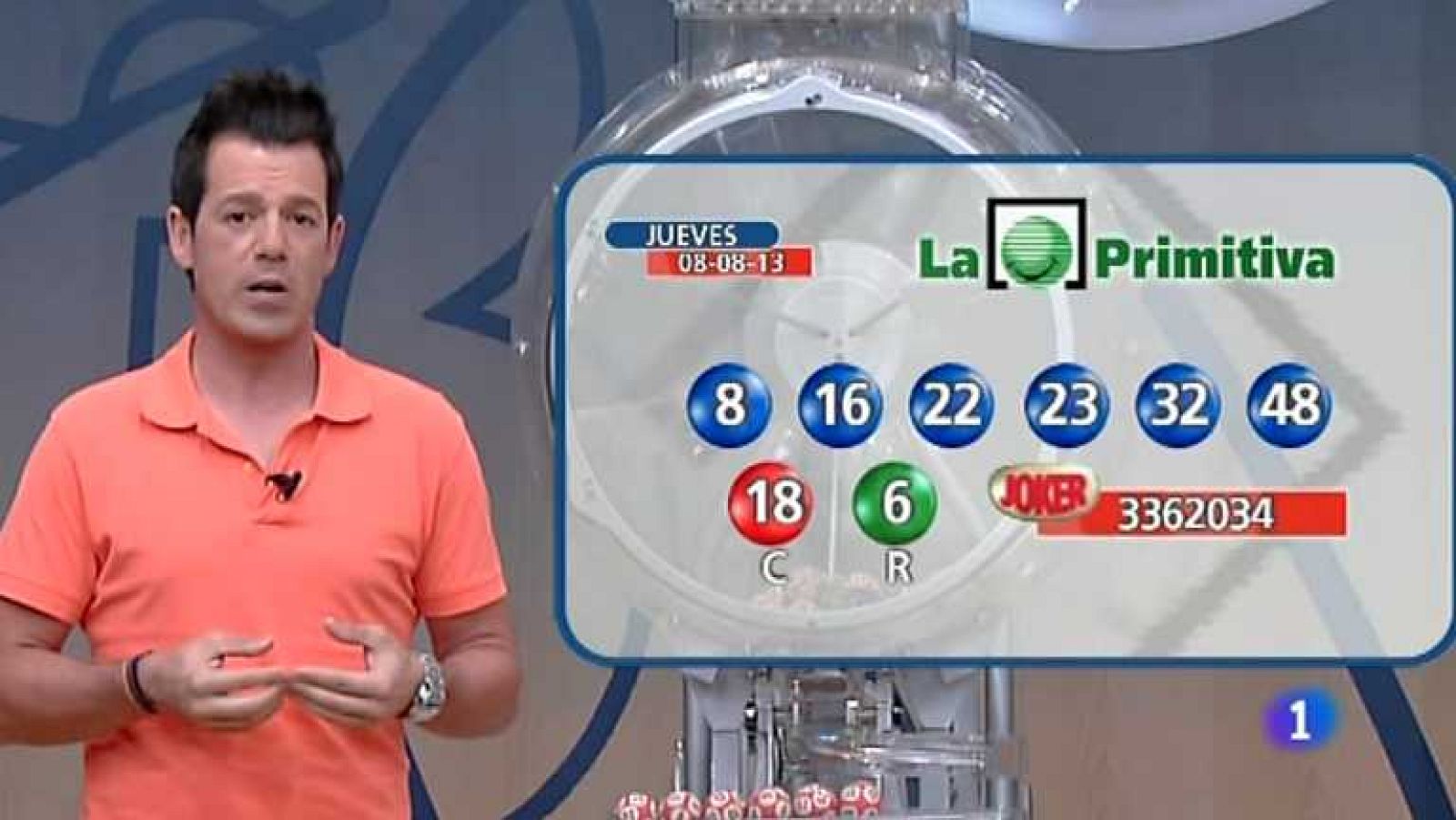 Lotería Nacional + Primitiva - 08/08/13 - ver ahora