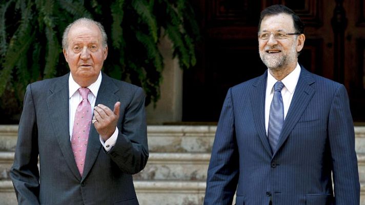  - El rey y Rajoy se reúnen