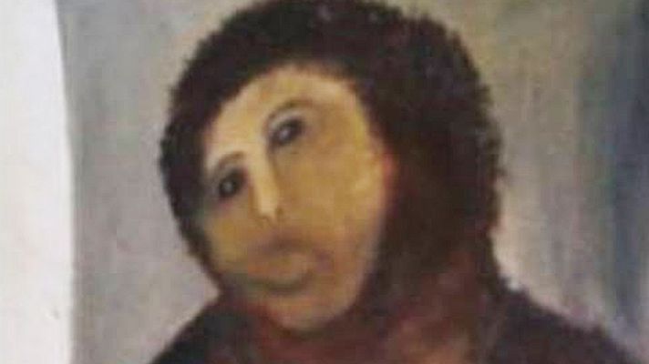 Telediario 1 - El Ecce Homo de Cecilia