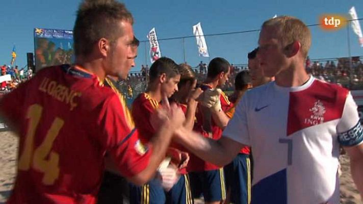 Fútbol  Playa - Final Liga Europea: España-Holanda