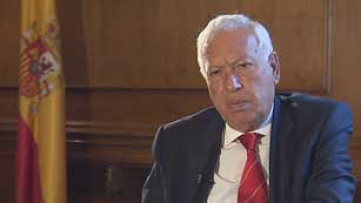 Telediario 1 - Entrevista a Margallo