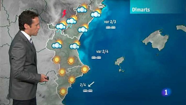 L'informatiu - Comunitat Valenciana - El tiempo en la Comunidad Valenciana - 12/08/13