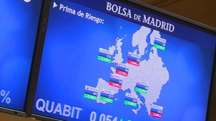 La tarde en 24h - La prima de riesgo baja hasta 277 puntos básicos mientras que el IBEX 35 cede un 0,20%