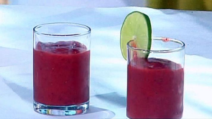 RTVE Cocina - Granizado de papaya y fresa