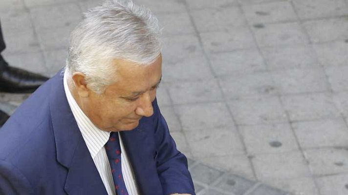 Telediario 1 - Cascos y Arenas declaran como testigos por la supuesta contabilidad B del PP