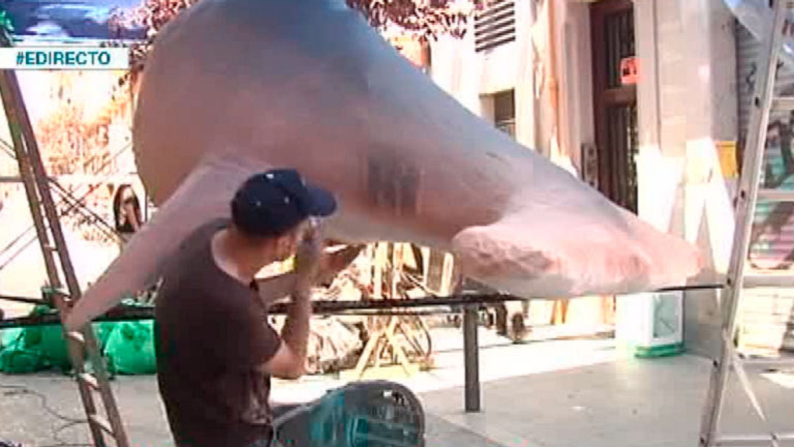 España Directo- El barrio de Gracia se engalana para sus fiestas | Ver