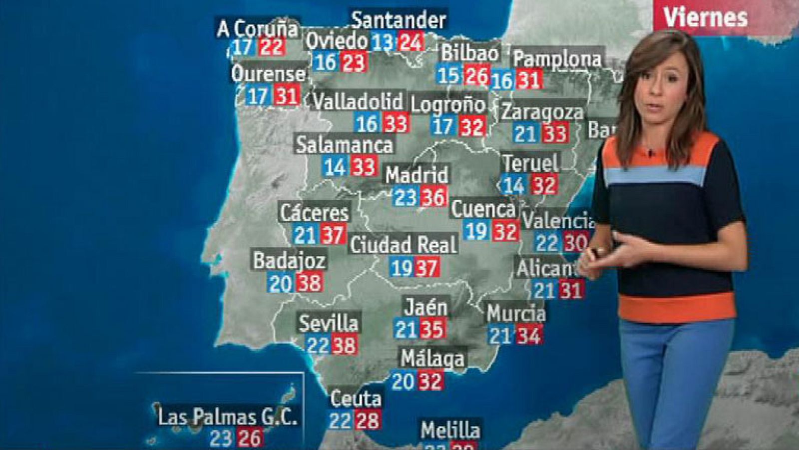 Nubes y bajada de temperaturas en el oeste y tormentas en el noreste