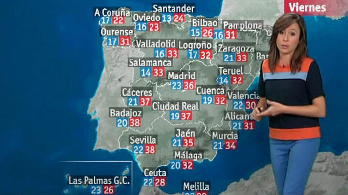 El tiempo - Nubes y bajada de temperaturas en el noroeste y tormentas en Cataluña y Aragón
