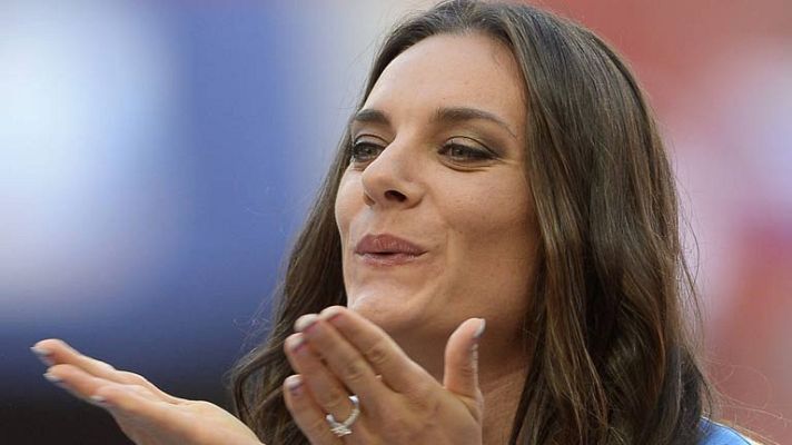 Telediario 1 - Isinbayeva defiende las leyes rusas contra los homosexuales