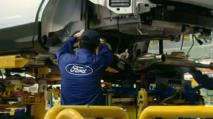 Telediario 1 - La factoría Ford de Almussafes en Valencia aumentará su plantilla en 1.340 trabajadores