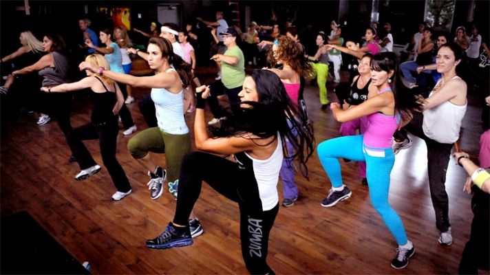 Telediario 1 - 8.000 locos por el Zumba se reúnen en Colorado