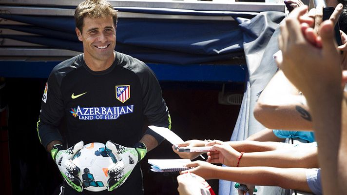 Telediario 1 - Aranzubia, presentado con el Atlético