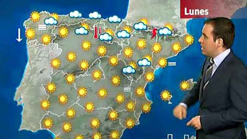 Precipitaciones en el Cantábrico, alto Ebro y norte Castilla y León - El tiempo | Ver