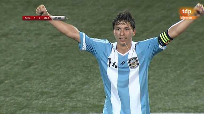 Fútbol - Torneo Sub-19. Argentina - México