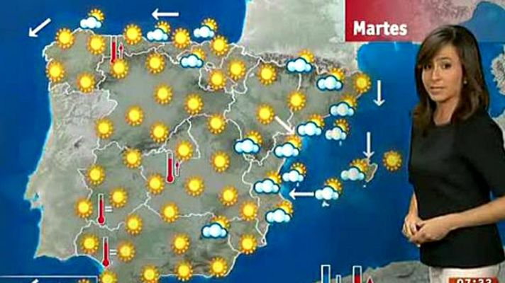 El tiempo - Temperaturas muy altas