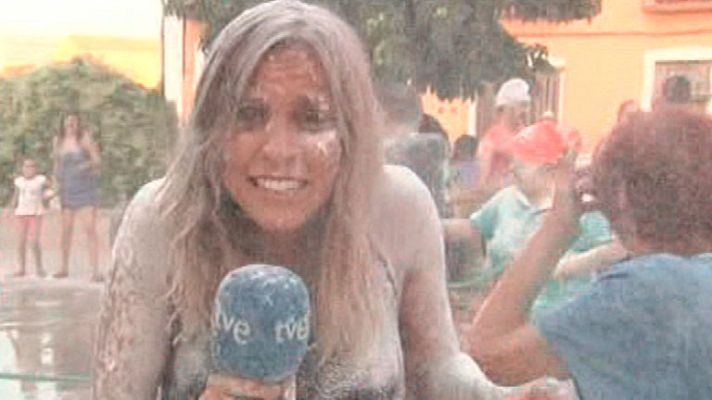 España Directo - Nos colamos en batalla de harina