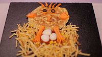 Receta Exprés - Mamá pollito de tortilla en su nido