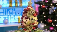 Receta Exprés - Arbolito de navidad de frutas