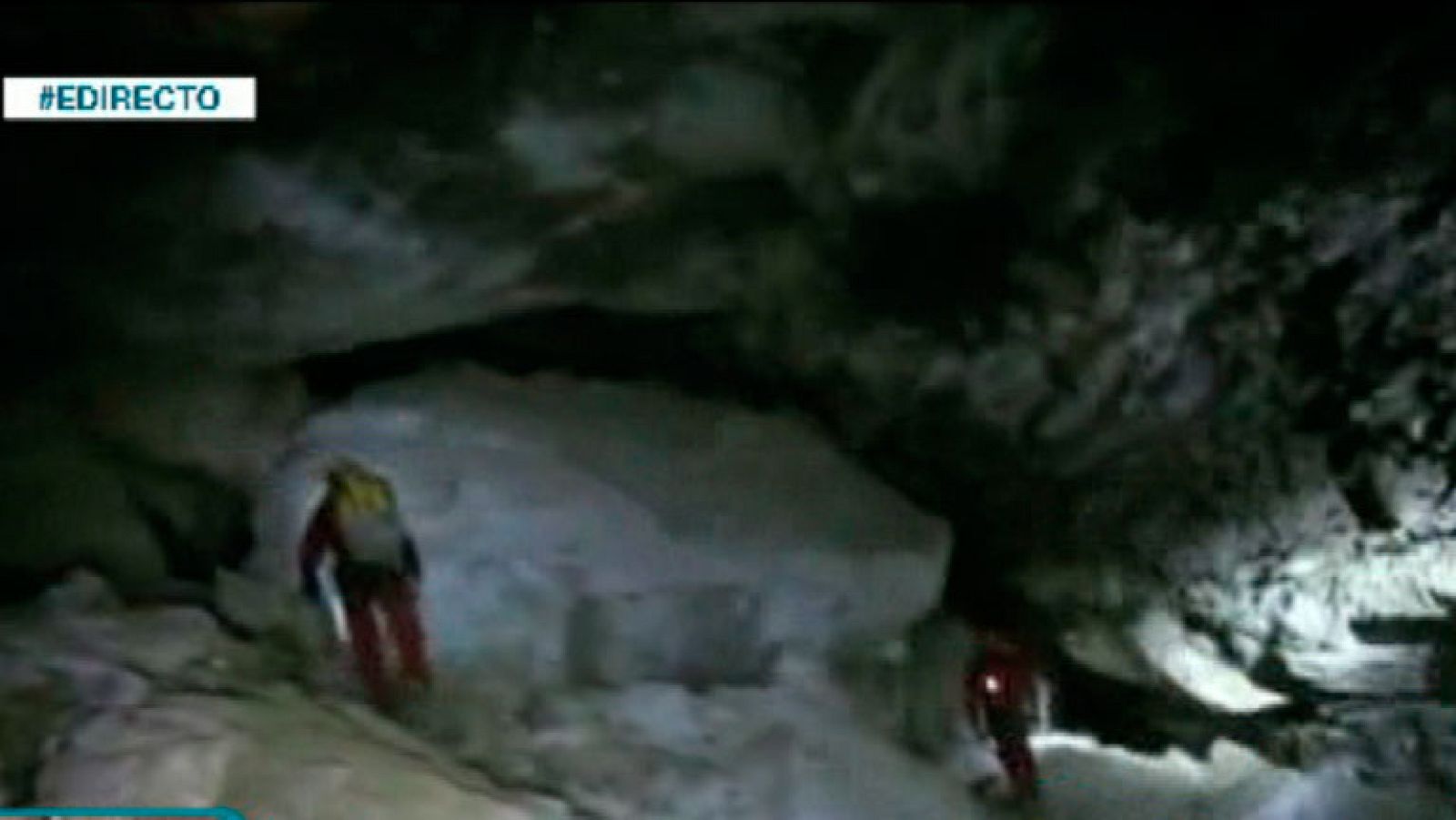España Directo- Desaparecidos cuatro espeleólogos en una cueva cántabra
