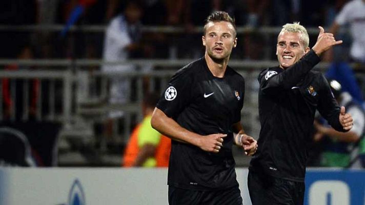 Informativo 24h - La Real Sociedad pone un pie en Champions con dos golazos ante el Olympique de Lyon