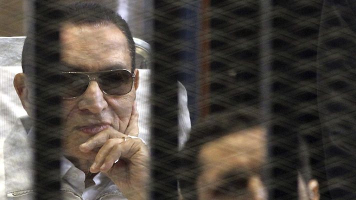 Telediario 1 - Mubarak podría salir de prisión