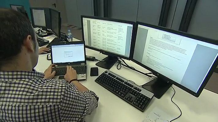 Telediario 1 - Las empresas invierten cada vez más dinero en ciberseguridad